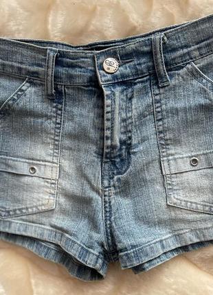 Итальянские джинсовые шорты, короткие шорты