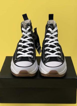 Жіночі кеди converse run star чорні all star hight top5 фото