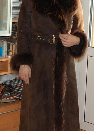 Елегантна дубльонка з хутром 4