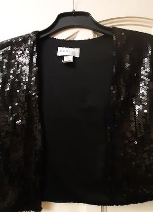 Жилетка накидка болеро паетки