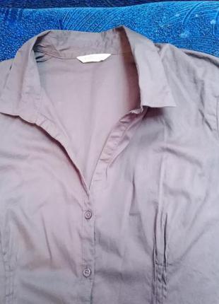 Базова блуза, блузка, сорочка сіра calliope, футболка*не-секонд*4 фото