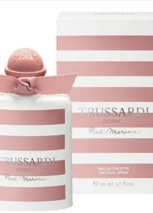 Trussardi donna pink marina туалетная вода 50ml