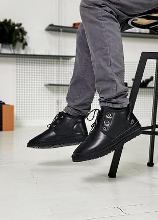 Угі уггі black leather neumel уггі