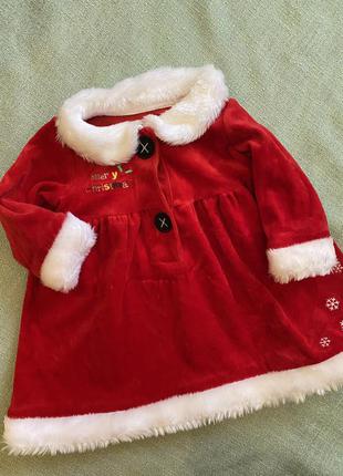 Плаття новорічне mothercare 6/9 міс