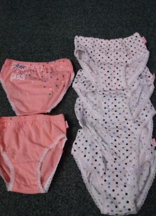 Новые трусики gabbi на 5-7лет. 6штук