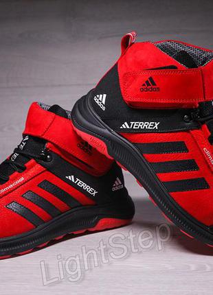 Зимові шкіряні кросівки черевики термо adidas terrex swift gore-tex2 фото