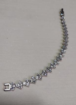 Браслет кристаллы металл