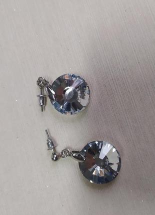 Серьги стекло