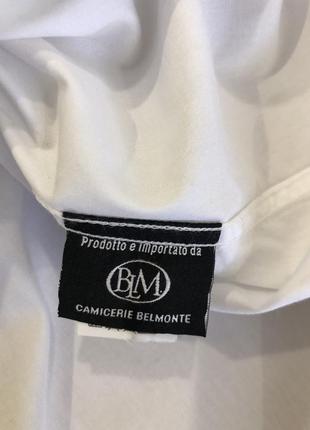 Сорочка рубашка біла базова корпоратив котон дорогий бренд5 фото