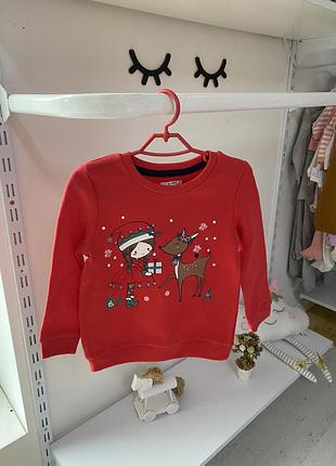 Новогодний свитер для девочки 👧🏻