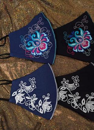 Маска з вишивкою