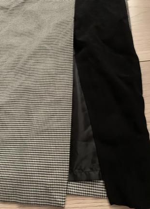 Новая юбка карандаш zara в гусиную лапку2 фото