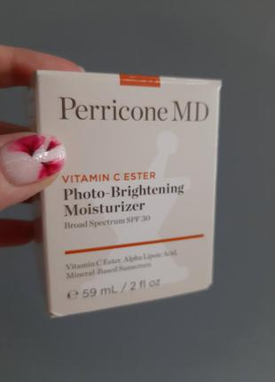 Крем з вітаміном с photo-brightening moisturizer broad spectrum spf 30 perricone md2 фото