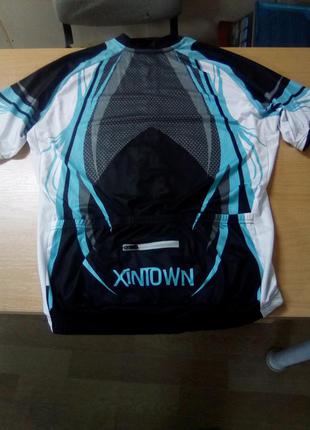 Спортивная футболка для велоспорта xintown, размер xxxl4 фото