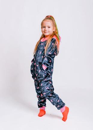 Кигуруми пижама из махры "мини-маус"