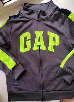 Кофта на флісі для хлопчика gap💚 на 8-9 років