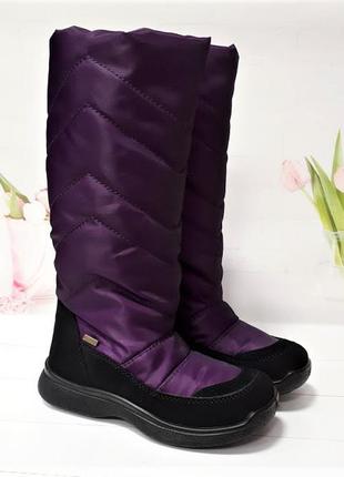 Мембранні зимові чоботи тигина 51020 фіолетові р. 37-24 см
