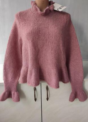 Шикарнейший свитер оверсайз из премиум коллекции zara
