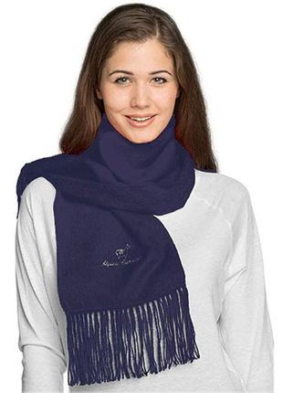 Базовий вовняний шарф люкс бренду alpaca camargo унісекс в ідеалі1 фото