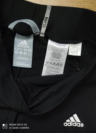 Спортивные капри бриджи тайтсы adidas оригинал3 фото