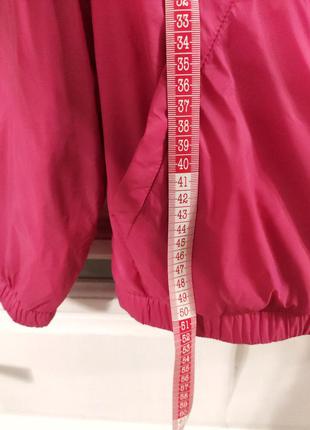 Водоотталкивающая розовая курточка на флисе на девочку 8-12 лет9 фото