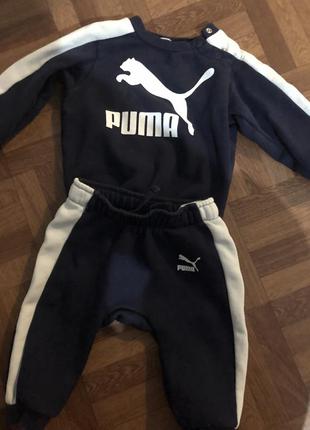 Спортивный костюм puma и пинетки