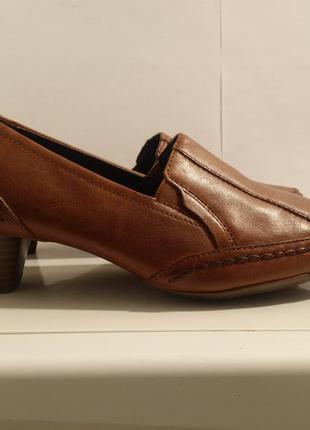 Акция! новые комфортные повседневные женские туфли footglove средний каблук натуральная кожа2 фото
