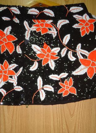 Класнючая спідничка в паєтках для модниць