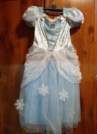 Новогодний костюм золушки дисней на 5-6лет