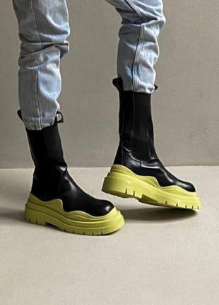 Ботфорти yellow ( premium ) ботинки