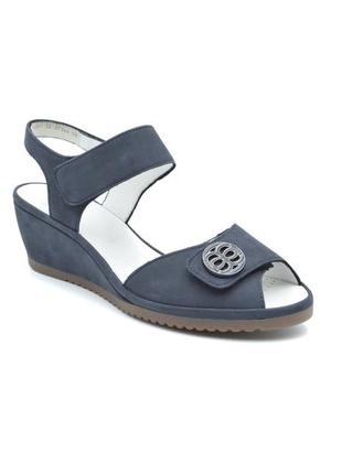 Ara clara wedge sandal босоножки кожаные 36 36.5 р.