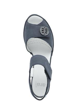 Ara clara wedge sandal босоножки кожаные 36 36.5 р.3 фото