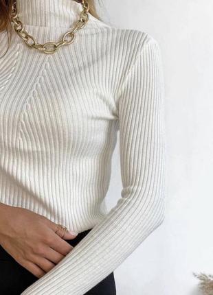 Гольф водолазка рубчик кофта свитер светер джемпер пуловер6 фото