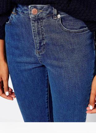 Зауженные джинсы с завышенной талией zara5 фото