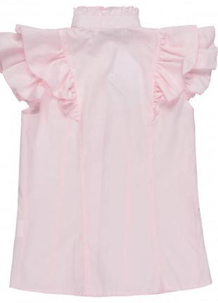 Приталенная блузка с рукавами-оборкой zironka6 фото