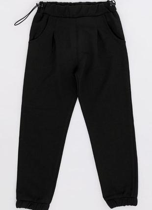Супер стильные черные брюки джогеры