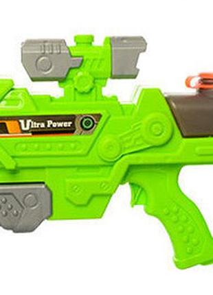 Детский большой водяной бластер m 3541 , 2 цвета (зелёный)