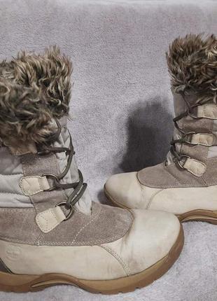 Женские зимние ботинки timberland1 фото