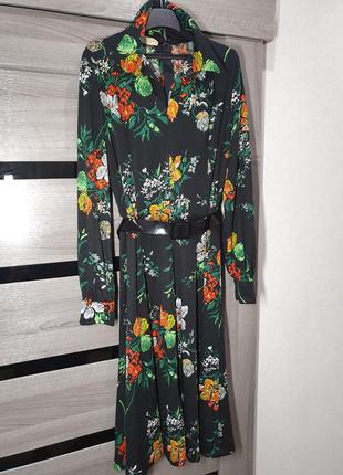 Сукня принт квіти 100% віскоза