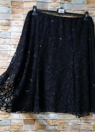 Кружевная нарядная юбка