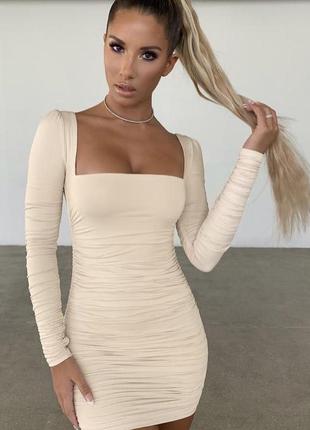 Молочна сукня від oh polly