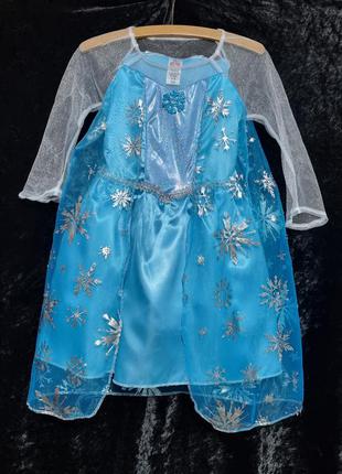 Красивое платице ельза, на 3-5 лет