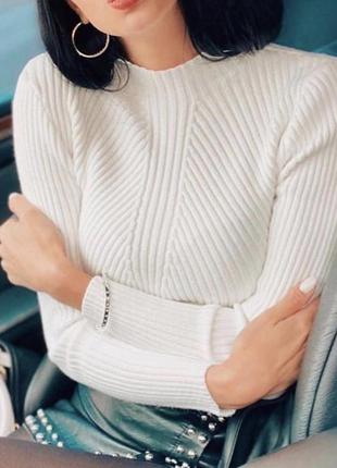 Гольф водолазка рубчик кофта свитер светер джемпер пуловер