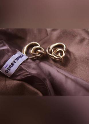 Класичний брендовий шерсть вовняний жакет бежевий піджак нюдовый оверсайз8 фото