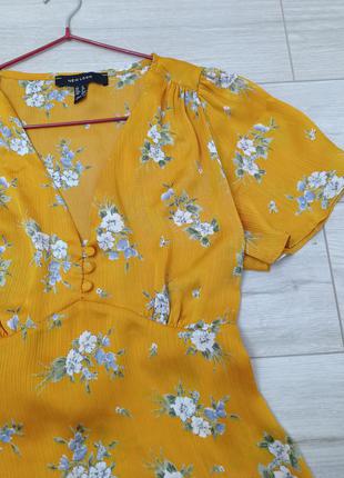 Блуза в цветочный принт, блузка7 фото