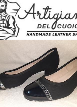 Замшеві туфлі artigiano p.40