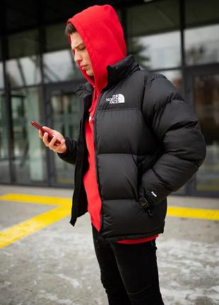 Пуховик the north face 700 men's 1996 retro nuptse jacket черный мужской / женский зе норт фейс