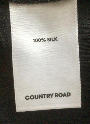 Нарядная шелковая блуза бренда country road, австралия.8 фото