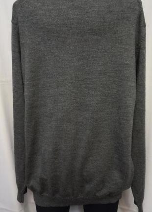 Шерстяной базовый свитер, пуловер, большой размер6 фото