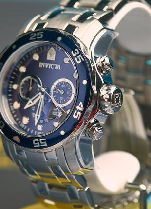Чоловічі годинники з хронографом invicta pro diver chronograph 00703 фото